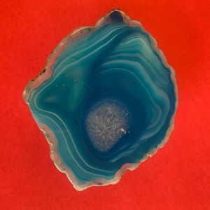 Agate stone phone stand handmade